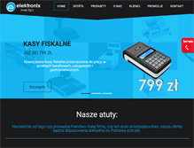 Tablet Screenshot of elektronix.net.pl