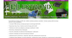 Desktop Screenshot of elektronix.pl