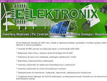 Tablet Screenshot of elektronix.pl